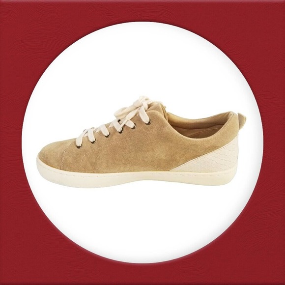 White Raven Sneakers Lace Up‎ Brown Leather Shoes Women's Size 10 - Picture 10 of 16